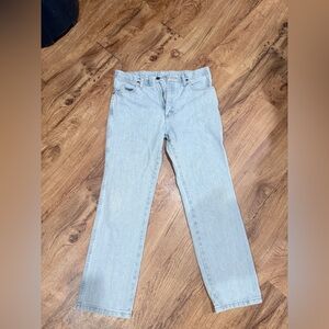 Wrangler Men's Slim Straight Light Blue Jeans 34x30